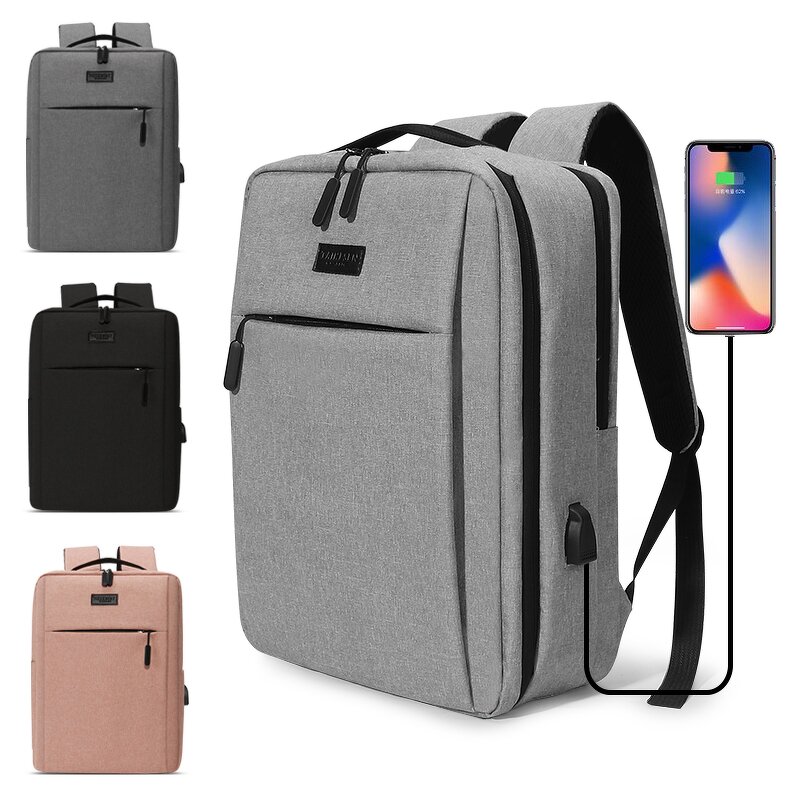 Laptop Backpack Factory - 15.6 17 Inch Nylon Travel USB Charging Waterproof for Men