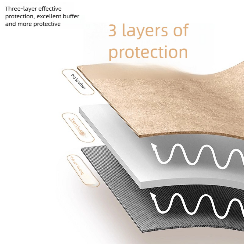 Laptop Sleeve Factory - Popular Carrying Storage Pockets PU Leather with Zipper