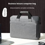 Briefcase Factory - Portable Genuine Slim Computer Shoulder Bag for 17 Inch