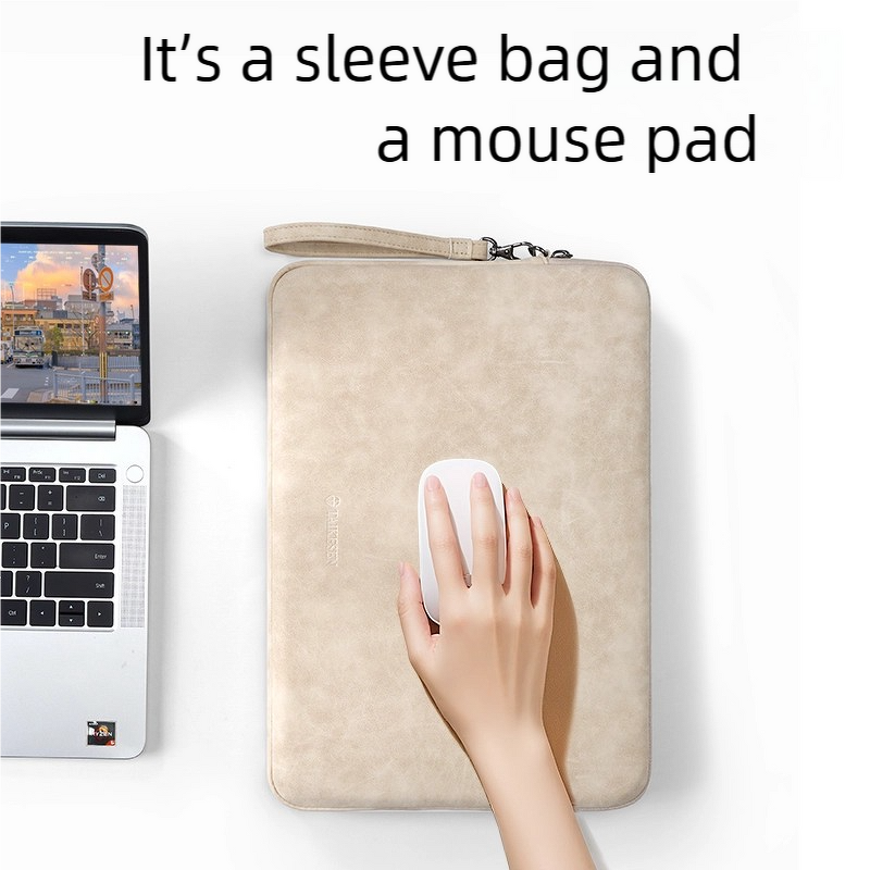 Laptop Sleeve Factory - Easy Carrying PU Leather with Zipper Storage Pockets