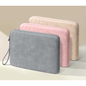 Laptop Sleeve Factory - Easy Carrying PU Leather with Zipper Storage Pockets
