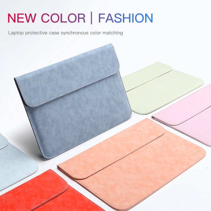 Laptop Bag Factory - 13-15 Inch Fashionable Waterproof PU Leather Notebook Case