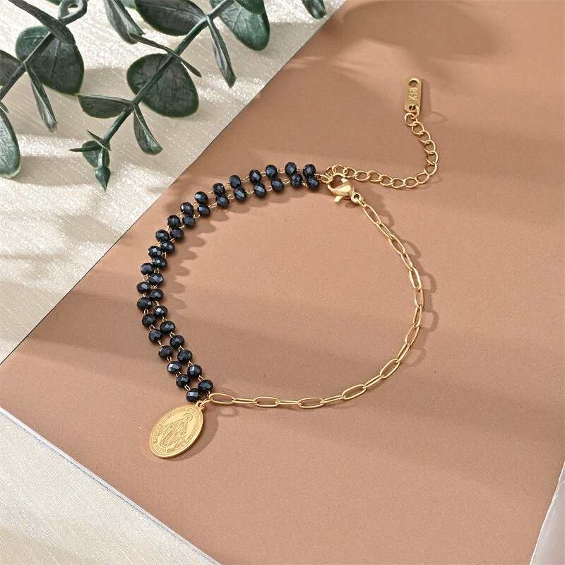 Link Chain Bracelet Factory - Waterproof 18k Gold Stainless Steel Paper Clip Design