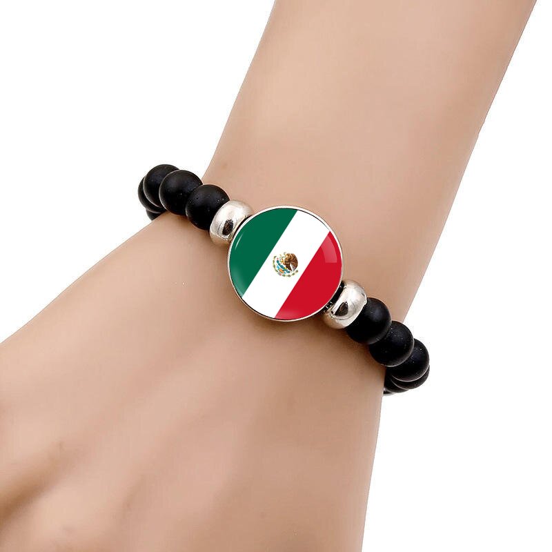 Beaded Bracelet Factory - 287 Countries National Flag Design Unisex
