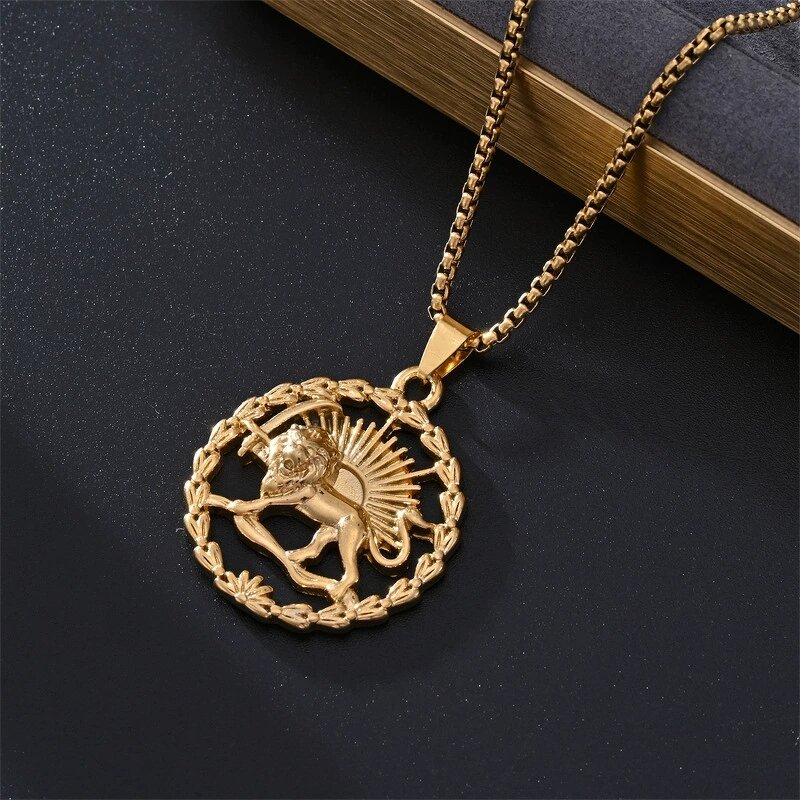 Pendant Necklace Factory - 316L Stainless Steel Saint Benedict Yinyang Dragon