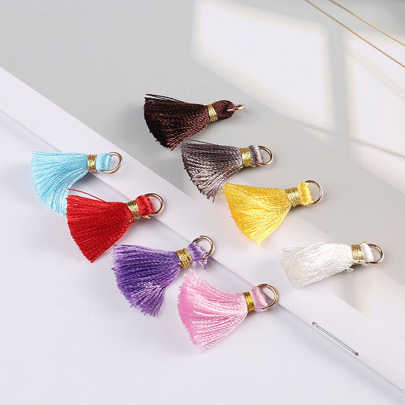 Cotton Tassel Pendant Factory - DIY 20mm Thin Cotton Cord Tassel Fringe Trim