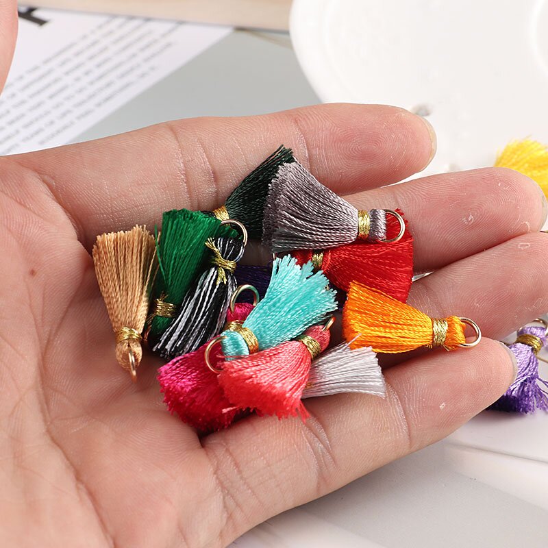 Cotton Tassel Pendant Factory - DIY 20mm Thin Cotton Cord Tassel Fringe Trim