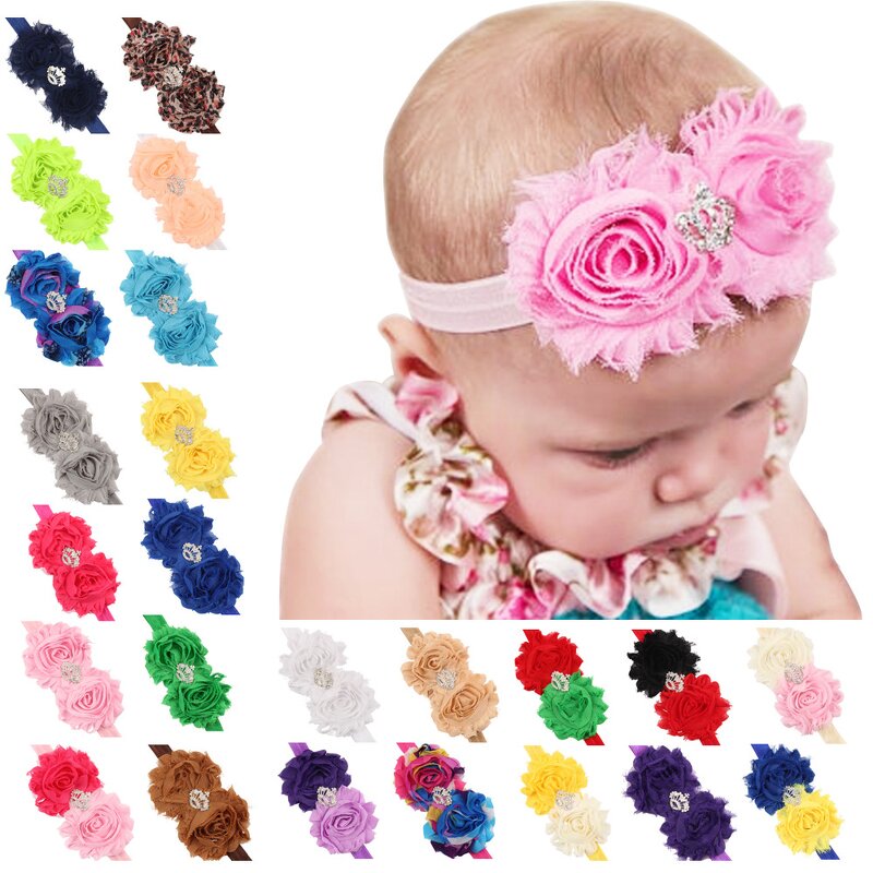 Chiffon Flower Factory - DIY 6cm Shabby Chiffon Rosette Lace Hair Accessories