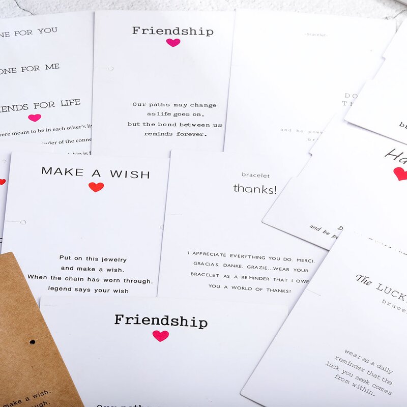 Jewelry Backing Card Factory - Custom Printing Paper Cardboard Pocket Hug Card