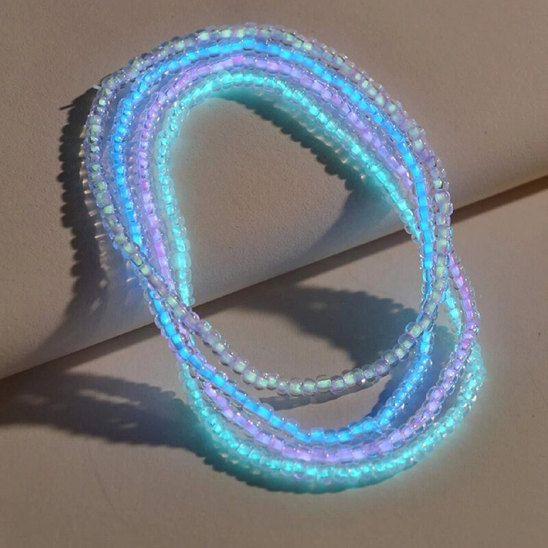 Luminous Anklet Factory - Fashion Summer Beach Glow in the Dark Colorful Beads