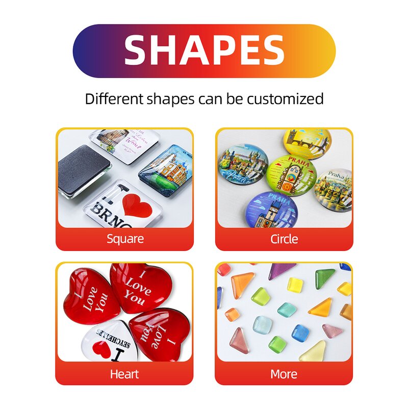 Fridge Magnet Factory - Factory Crystal Glass Dome Cabochon Travel Souvenir Gift