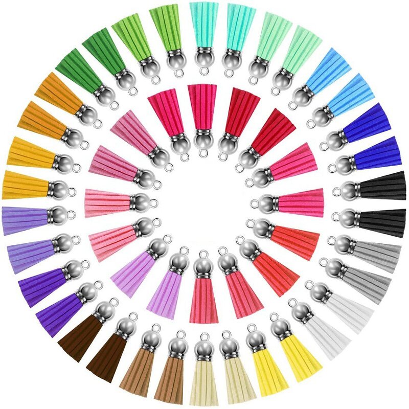 Suede Tassel Pendant Factory - DIY 38mm Suede Handmade Tassel Fringe CUSTOMAMA