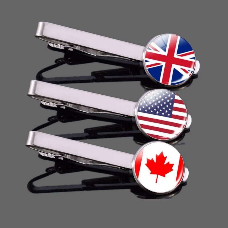 Tie Clip Factory - Manufacturer Personalized Tie Clips with 287 Country Flag