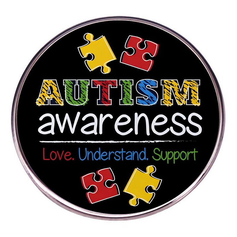 Autism Awareness Pin Factory - Enamel Autism Speak Button Pin Neurodivergent Badge