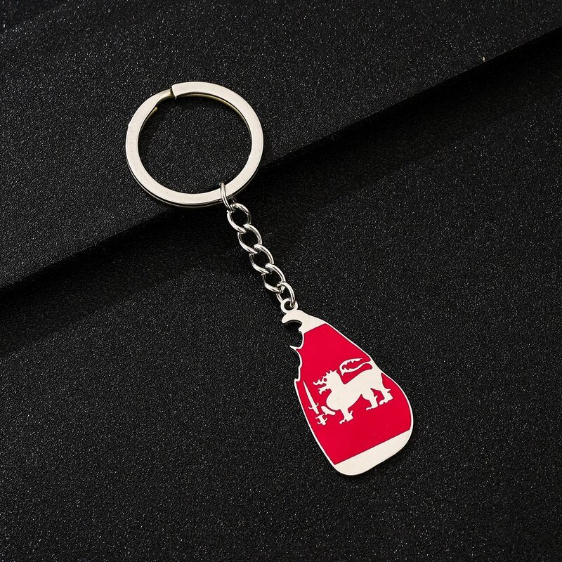 Country Flag Keychain Factory - Stainless Steel Enamel Sri Lanka Flag Key Ring