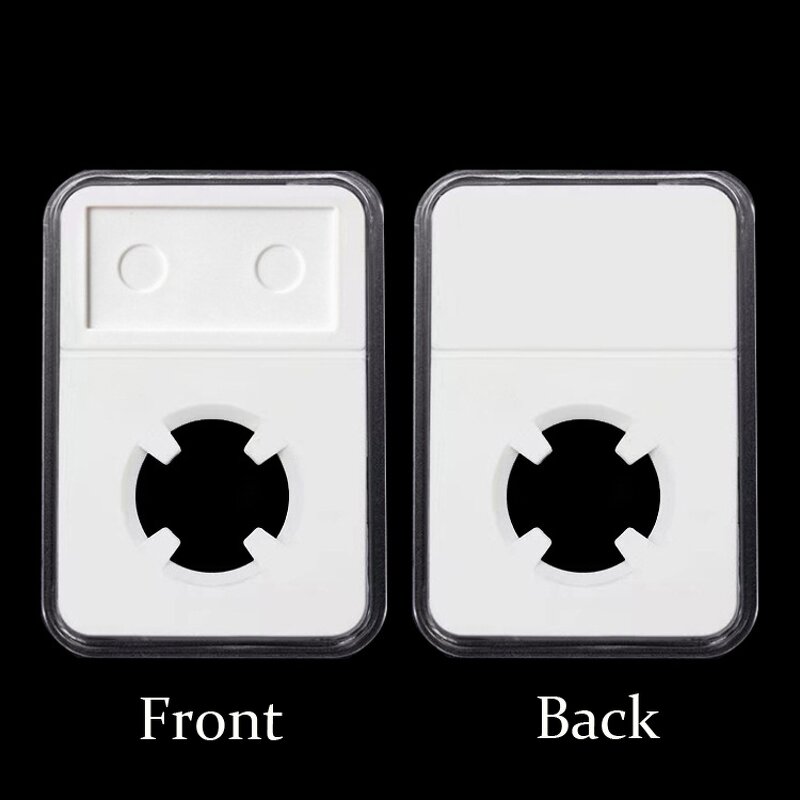 Coin Capsule Factory - Plastic Graded 18-40mm Acrylic Coin Badge Slab Storage