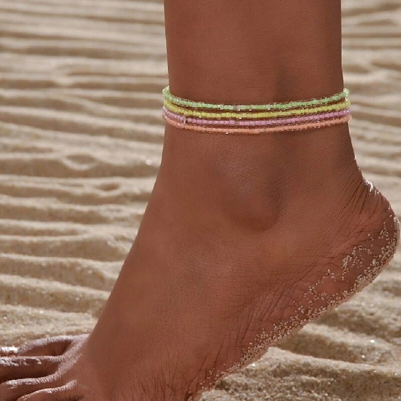 Luminous Anklet Factory - Fashion Summer Beach Glow in the Dark Colorful Beads