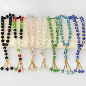 Islamic Rosary Beads Factory - 33 Beads 10mm Gold Plated Tassel Muslim Bracelet