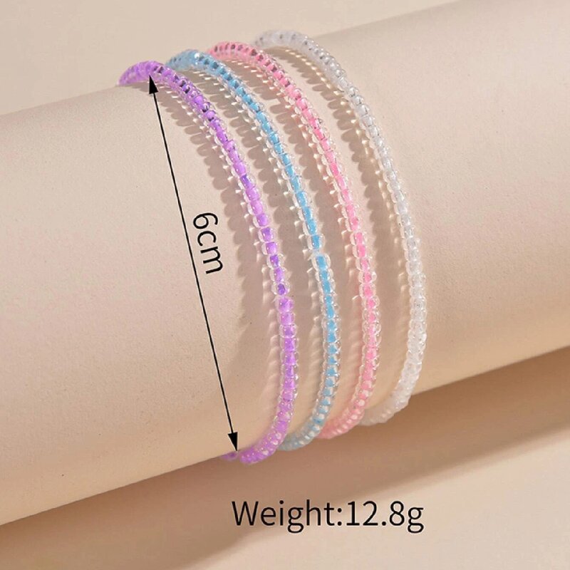 Luminous Anklet Factory - Fashion Summer Beach Glow in the Dark Colorful Beads