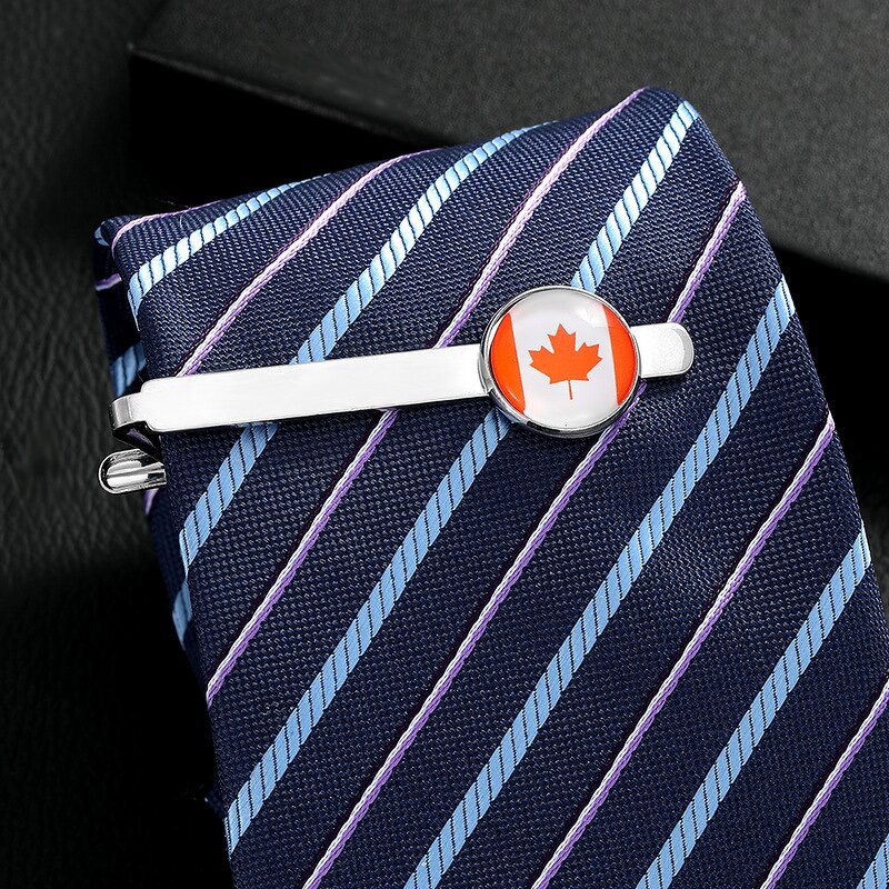 Tie Clip Factory - Manufacturer Personalized Tie Clip Customized 287 Country Flag