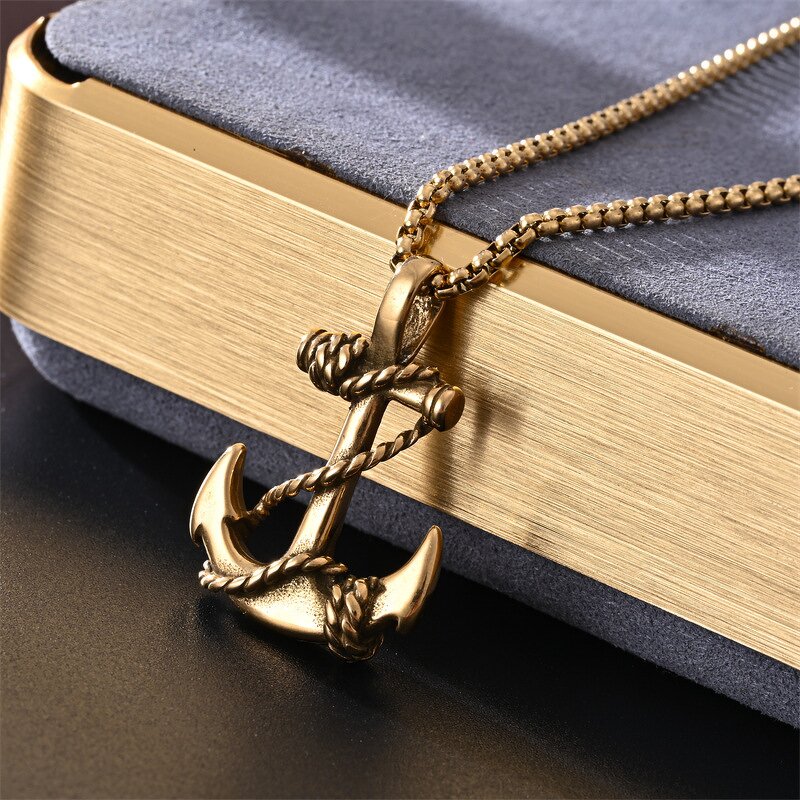 Viking Pendant Necklace Factory - 316L Steel Nordic Thor Hammer Amulet for Men