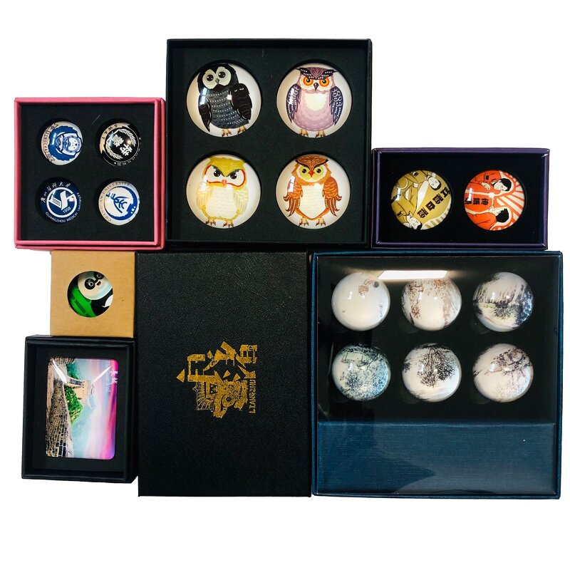 Fridge Magnet Factory - Manufacturer Crystal Glass Dome Cabochon Souvenir Magnet