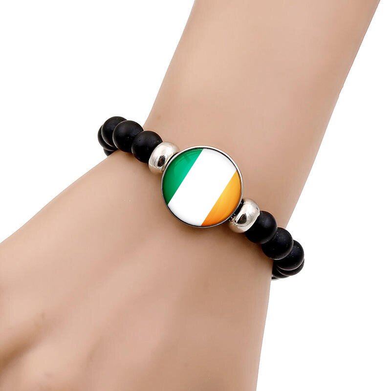 Beaded Bracelet Factory - 287 Countries National Flag Design Unisex