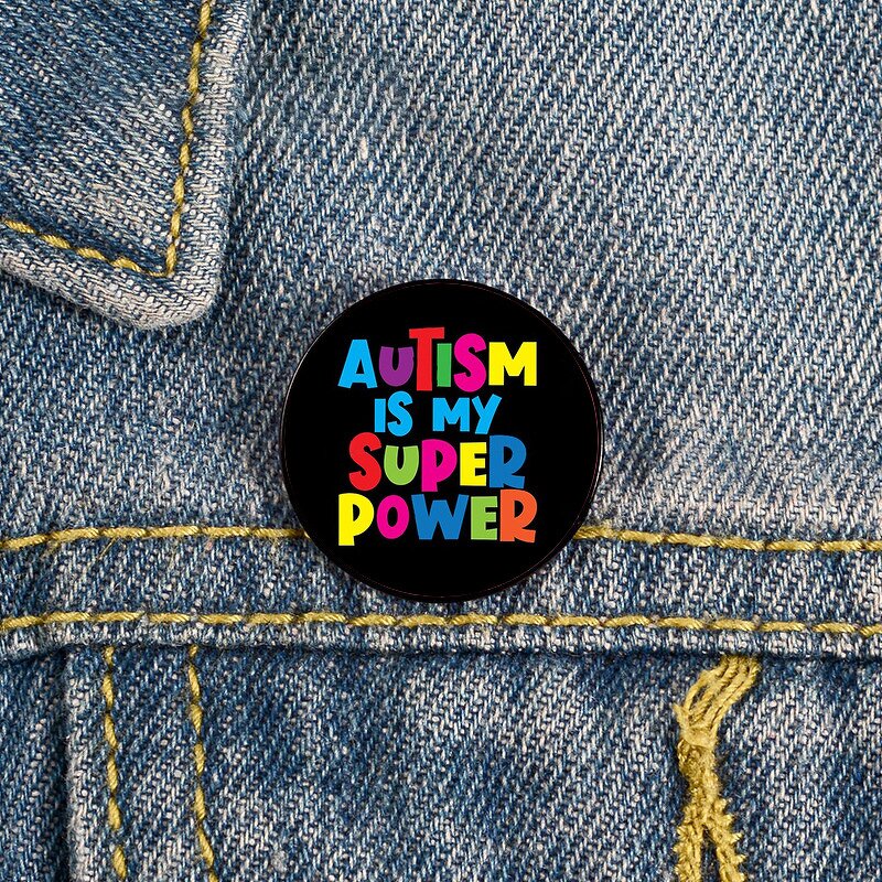 Autism Awareness Pin Factory - Enamel Autism Speak Button Pin Neurodivergent Badge