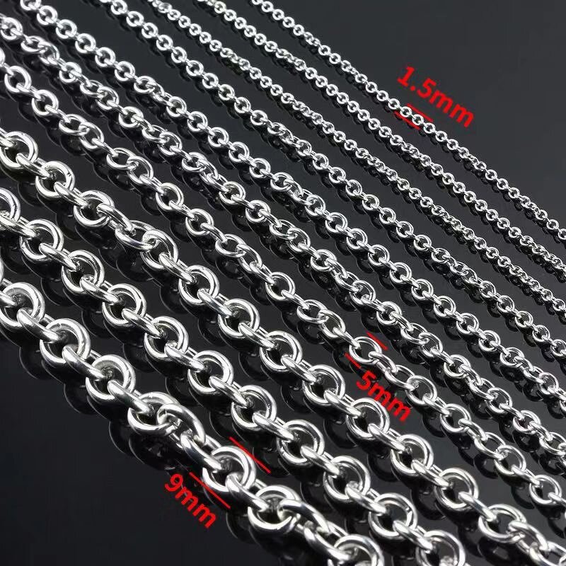 Chain Necklace Factory - Manufacturer Stainless Steel Black 18K Gold Rose Gold