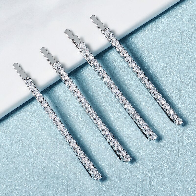 Hair Clips Factory - Zircon Hair Clips Bling Accessories Crystal Hairgrips