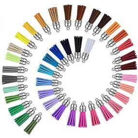 Suede Tassel Pendant Factory - DIY 38mm Suede Leather Tassel for Key Chain