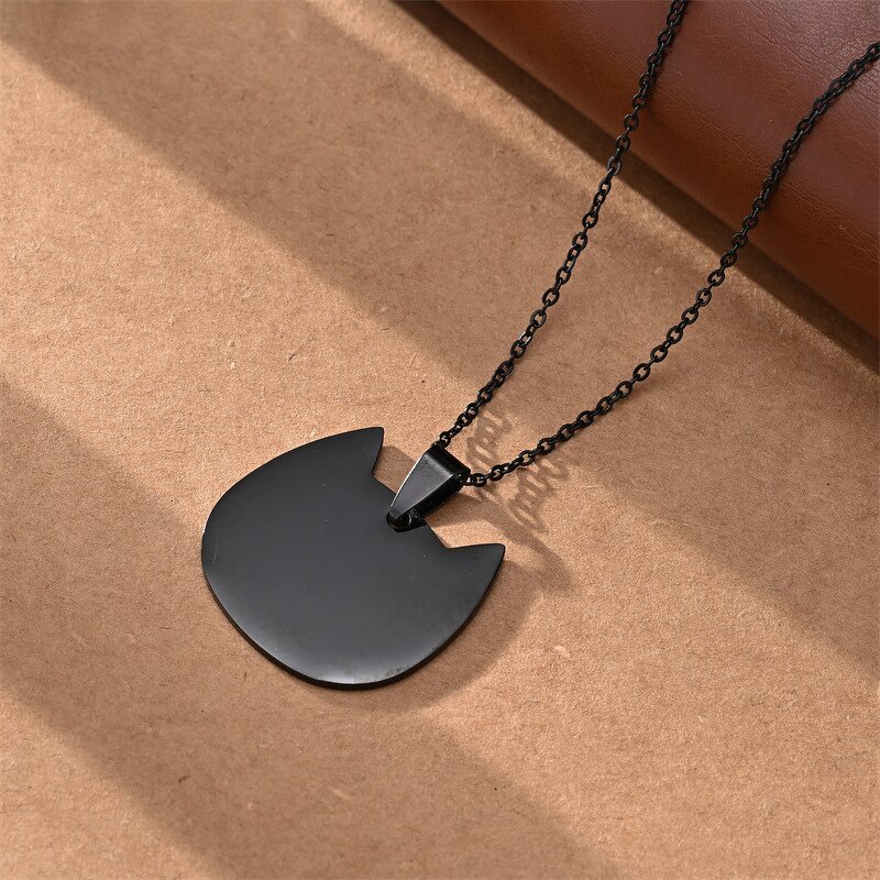 Dog Tag Necklace Factory - Stainless Steel Cat Head Custom Name Engraved