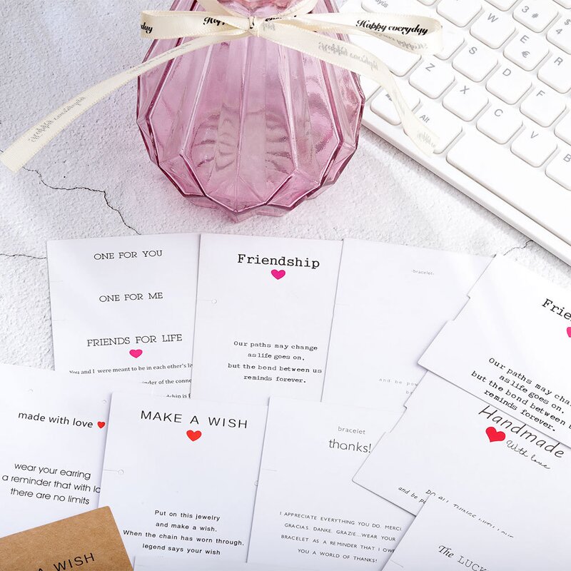 Jewelry Backing Card Factory - Custom Printing Paper Cardboard Pocket Hug Card