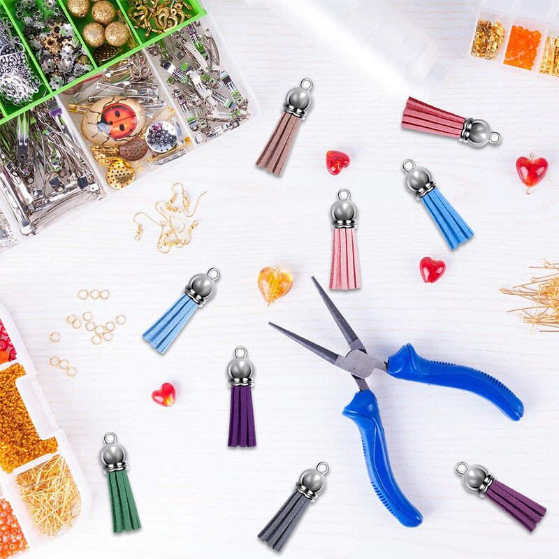 Suede Tassel Pendant Factory - DIY 38mm Suede Leather Tassel for Key Chain