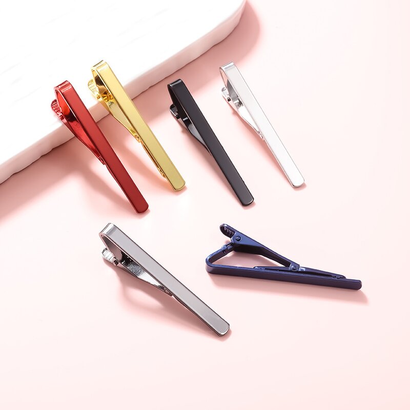 Tie Clip Factory - Custom Engraved Gold Black Blue Silver Brass Business Gift