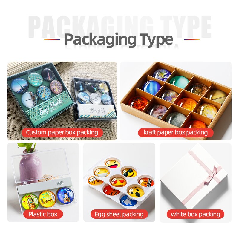 Fridge Magnet Factory - Factory Crystal Glass Dome Cabochon Travel Souvenir Gift