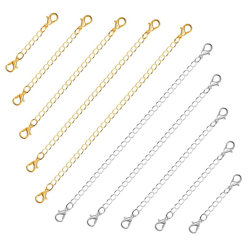 Extender Chain Factory - Manufacturer Silver Gold Plated Alloy DIY Lobsters Extender