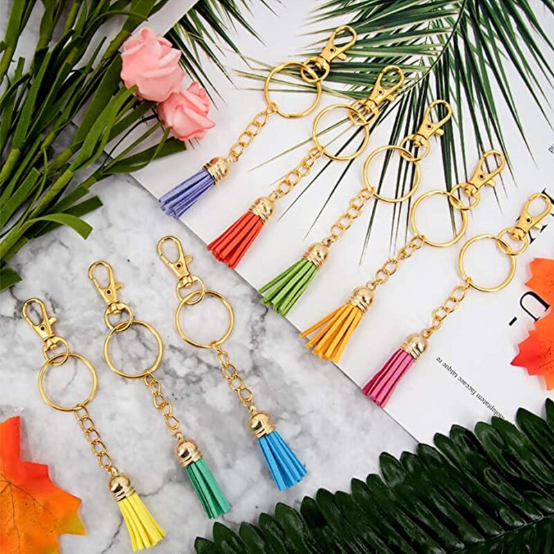 Tassel Charm Factory - DIY Crafts Tassel Pendant Keychain Rings Jewelry Accessories