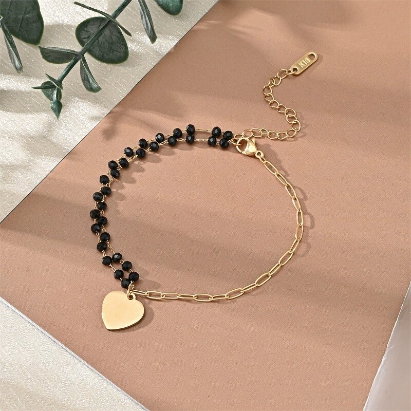 Link Chain Bracelet Factory - Waterproof 18k Gold Stainless Steel Paper Clip Design