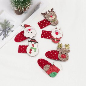 Hair Clips Set Factory - Christmas Gifts Kids Hair Bows Baby Claws Clips Set