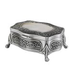 Jewelry Storage Box Factory - Vintage Metal Classical Style Jewelry Holder Organizer