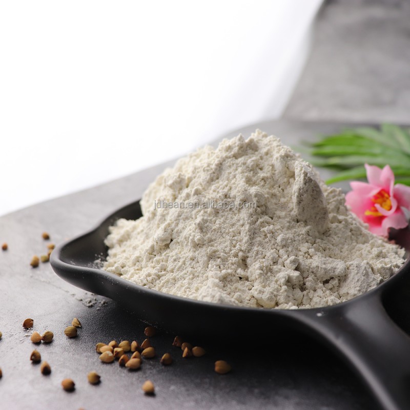 Gluten Free Products Low-sodium Natural Growth Buckwheat Powder for bread  Wholesale Price Bulk Packaged Buckwheat Flour