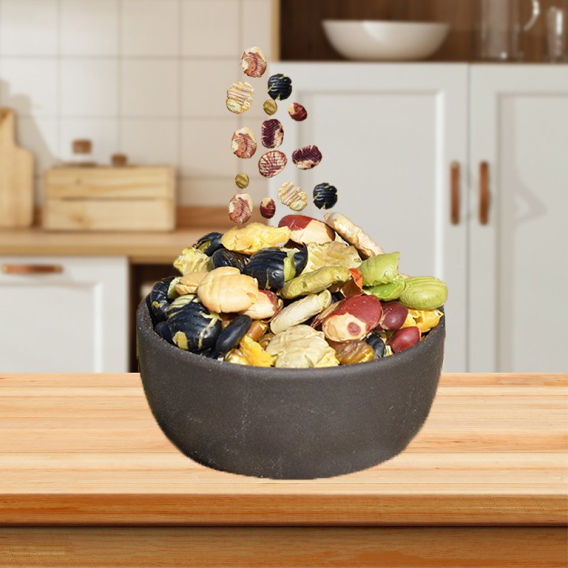 Easy Cooked  Healthy Original Flavor Snacks Extruded  Multigrain Bean Flakes Crisps Timesaving Mixed Grain and Bean Flakes