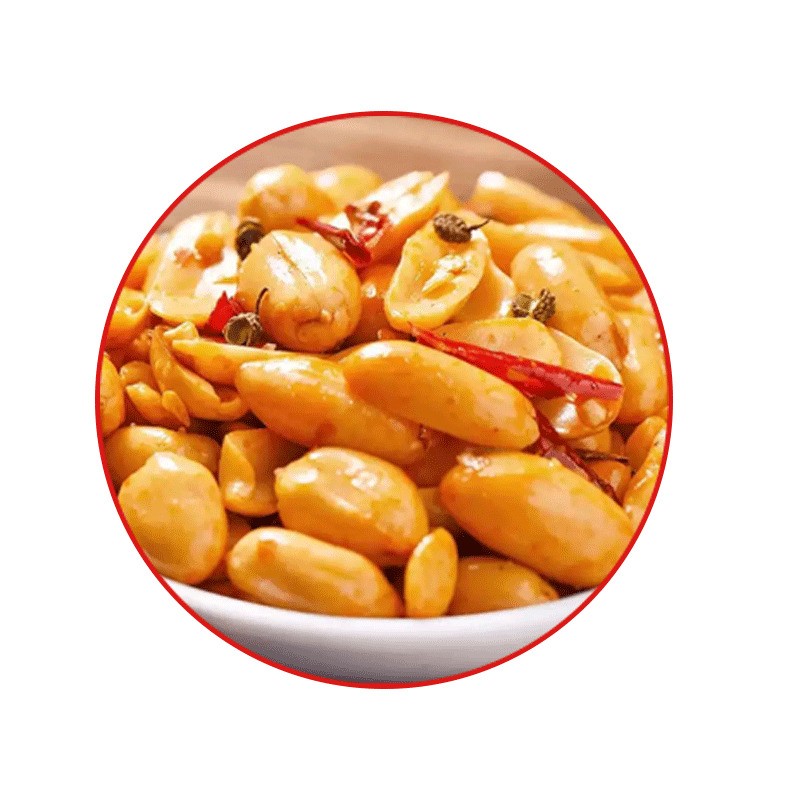 Crunchy Salted Roasted Peanut Kernels Bulk Pack OEM Service for Snack Companies Round Type  Skinless Spicy Crispy Peanut Kernels