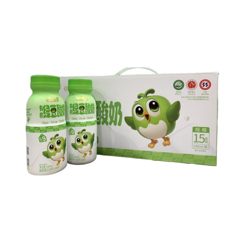 Organic Top GMO-Free Good Tasty Samples Available Organic Green Mung Bean  Flavored Fermented  Drink Grain Drink