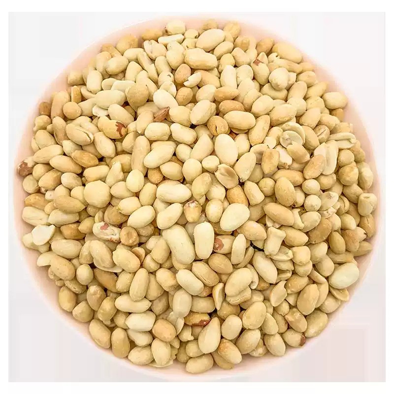 Wholesale  in Bulk  Price Food Grade Jumbo Size Non GMO High Protein Dry Dried Blanched Skinless Raw Material Peanut Kernels