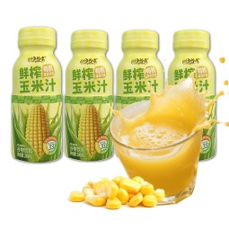 Wholesale Best Price Healthy 240ml PET Bottle Natural Vegetable Juice Drinks Protein-rich Corn Juice