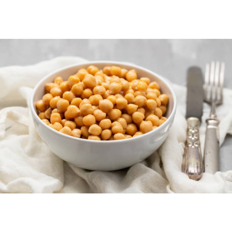 OEM ODM Service Brand Direct Kabuli Chickpeas for Healthy Snacks Gluten-free  Rich Protein Steamed Chickpeas