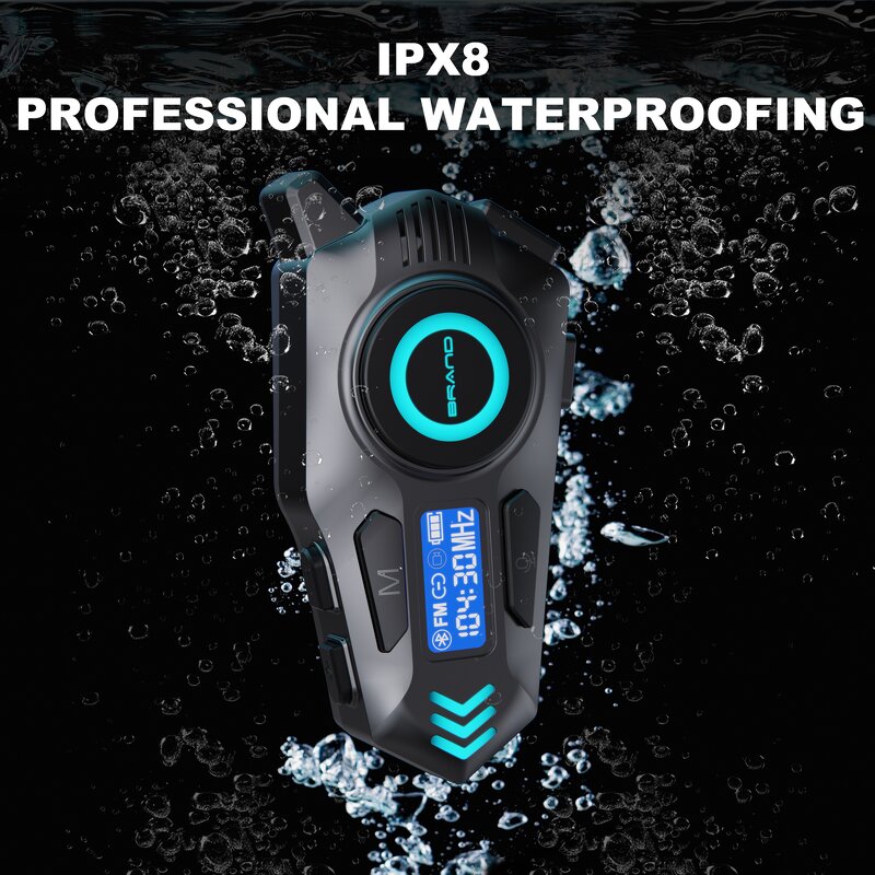 Bluetooth Helmet Headset Manufacturer - OEM/ODM Custom RGB LED Motorcycle Headset IPX8