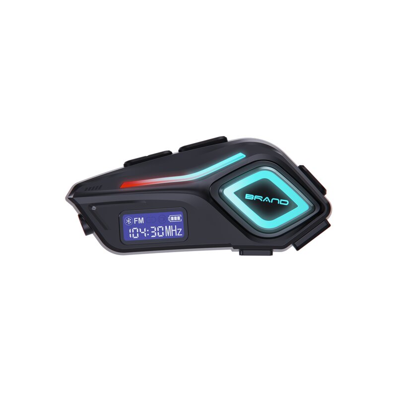 Bluetooth Helmet Headset Factory - OEM/ODM Custom RGB LED Headset with Digital Display